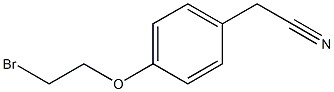 [4-(2-bromoethoxy)phenyl]acetonitrile 구조식 이미지