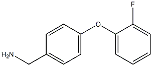 [4-(2-fluorophenoxy)phenyl]methanamine Structure