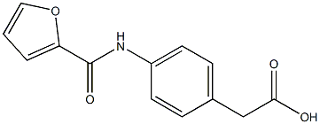 [4-(2-furoylamino)phenyl]acetic acid Structure