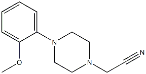 [4-(2-methoxyphenyl)piperazin-1-yl]acetonitrile 구조식 이미지