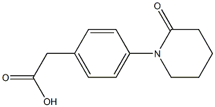 [4-(2-oxopiperidin-1-yl)phenyl]acetic acid 구조식 이미지