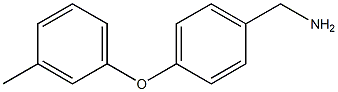 [4-(3-methylphenoxy)phenyl]methanamine 구조식 이미지