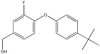 [4-(4-tert-butylphenoxy)-3-fluorophenyl]methanol 구조식 이미지