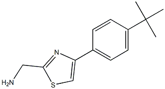 [4-(4-tert-butylphenyl)-1,3-thiazol-2-yl]methanamine 구조식 이미지