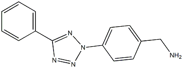 [4-(5-phenyl-2H-1,2,3,4-tetrazol-2-yl)phenyl]methanamine 구조식 이미지