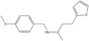 [4-(furan-2-yl)butan-2-yl][(4-methoxyphenyl)methyl]amine 구조식 이미지