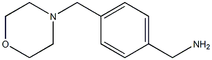 [4-(morpholin-4-ylmethyl)phenyl]methanamine 구조식 이미지