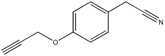 [4-(prop-2-ynyloxy)phenyl]acetonitrile 구조식 이미지