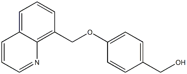 [4-(quinolin-8-ylmethoxy)phenyl]methanol 구조식 이미지