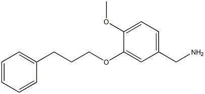 [4-methoxy-3-(3-phenylpropoxy)phenyl]methanamine 구조식 이미지