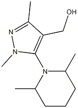 [5-(2,6-dimethylpiperidin-1-yl)-1,3-dimethyl-1H-pyrazol-4-yl]methanol 구조식 이미지