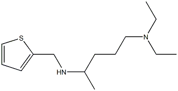 [5-(diethylamino)pentan-2-yl](thiophen-2-ylmethyl)amine 구조식 이미지