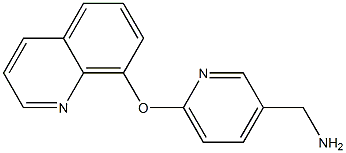 [6-(quinolin-8-yloxy)pyridin-3-yl]methanamine 구조식 이미지