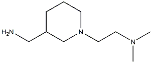 {1-[2-(dimethylamino)ethyl]piperidin-3-yl}methanamine Structure