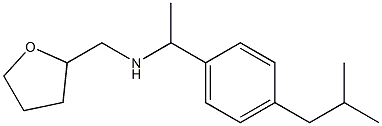 {1-[4-(2-methylpropyl)phenyl]ethyl}(oxolan-2-ylmethyl)amine Structure