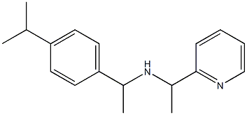 {1-[4-(propan-2-yl)phenyl]ethyl}[1-(pyridin-2-yl)ethyl]amine Structure