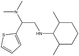 {2-[(2,6-dimethylcyclohexyl)amino]-1-(thiophen-2-yl)ethyl}dimethylamine 구조식 이미지
