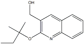 {2-[(2-methylbutan-2-yl)oxy]quinolin-3-yl}methanol 구조식 이미지