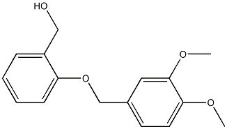 {2-[(3,4-dimethoxyphenyl)methoxy]phenyl}methanol 구조식 이미지