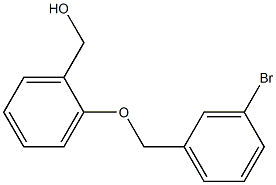 {2-[(3-bromophenyl)methoxy]phenyl}methanol 구조식 이미지