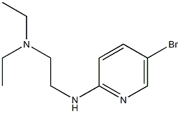 {2-[(5-bromopyridin-2-yl)amino]ethyl}diethylamine Structure