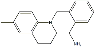 {2-[(6-methyl-1,2,3,4-tetrahydroquinolin-1-yl)methyl]phenyl}methanamine 구조식 이미지
