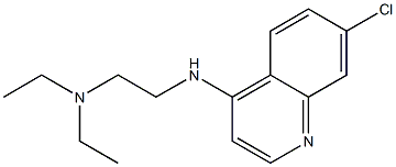 {2-[(7-chloroquinolin-4-yl)amino]ethyl}diethylamine Structure