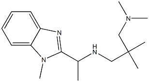 {2-[(dimethylamino)methyl]-2-methylpropyl}[1-(1-methyl-1H-1,3-benzodiazol-2-yl)ethyl]amine Structure