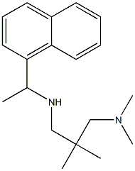 {2-[(dimethylamino)methyl]-2-methylpropyl}[1-(naphthalen-1-yl)ethyl]amine 구조식 이미지