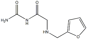 {2-[(furan-2-ylmethyl)amino]acetyl}urea Structure