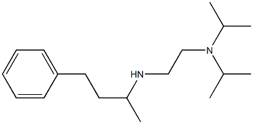 {2-[bis(propan-2-yl)amino]ethyl}(4-phenylbutan-2-yl)amine 구조식 이미지
