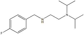 {2-[bis(propan-2-yl)amino]ethyl}[(4-fluorophenyl)methyl]amine 구조식 이미지