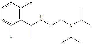 {2-[bis(propan-2-yl)amino]ethyl}[1-(2,6-difluorophenyl)ethyl]amine Structure