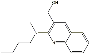 {2-[butyl(methyl)amino]quinolin-3-yl}methanol Structure