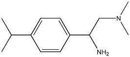 {2-amino-2-[4-(propan-2-yl)phenyl]ethyl}dimethylamine 구조식 이미지