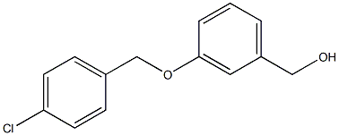 {3-[(4-chlorophenyl)methoxy]phenyl}methanol Structure