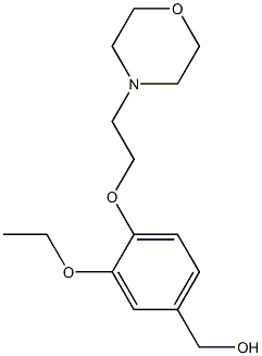 {3-ethoxy-4-[2-(morpholin-4-yl)ethoxy]phenyl}methanol 구조식 이미지