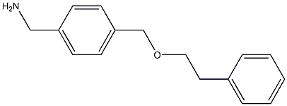 {4-[(2-phenylethoxy)methyl]phenyl}methanamine 구조식 이미지