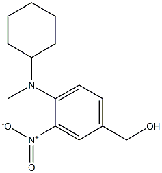 {4-[cyclohexyl(methyl)amino]-3-nitrophenyl}methanol Structure