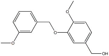 {4-methoxy-3-[(3-methoxyphenyl)methoxy]phenyl}methanol 구조식 이미지