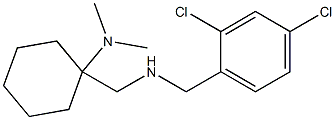 1-({[(2,4-dichlorophenyl)methyl]amino}methyl)-N,N-dimethylcyclohexan-1-amine Structure