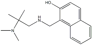 1-({[2-(dimethylamino)-2-methylpropyl]amino}methyl)naphthalen-2-ol Structure