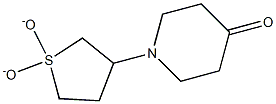 1-(1,1-dioxidotetrahydrothien-3-yl)piperidin-4-one 구조식 이미지