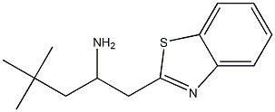 1-(1,3-benzothiazol-2-yl)-4,4-dimethylpentan-2-amine Structure