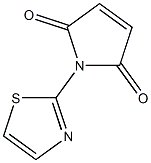 1-(1,3-thiazol-2-yl)-2,5-dihydro-1H-pyrrole-2,5-dione 구조식 이미지