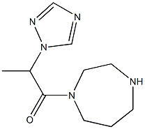 1-(1,4-diazepan-1-yl)-2-(1H-1,2,4-triazol-1-yl)propan-1-one 구조식 이미지
