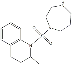 1-(1,4-diazepane-1-sulfonyl)-2-methyl-1,2,3,4-tetrahydroquinoline Structure