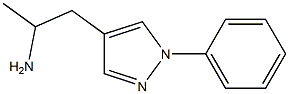 1-(1-phenyl-1H-pyrazol-4-yl)propan-2-amine Structure