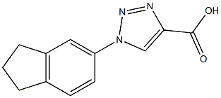 1-(2,3-dihydro-1H-inden-5-yl)-1H-1,2,3-triazole-4-carboxylic acid Structure