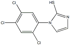 1-(2,4,5-trichlorophenyl)-1H-imidazole-2-thiol Structure